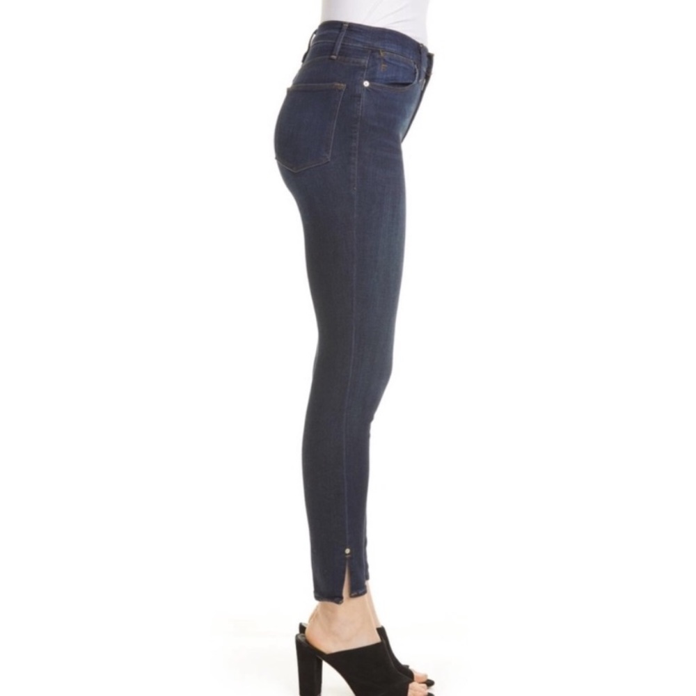 Frame Denim Side Slit Le High Skinny Jeans Size 26 - Picture 2 of 11